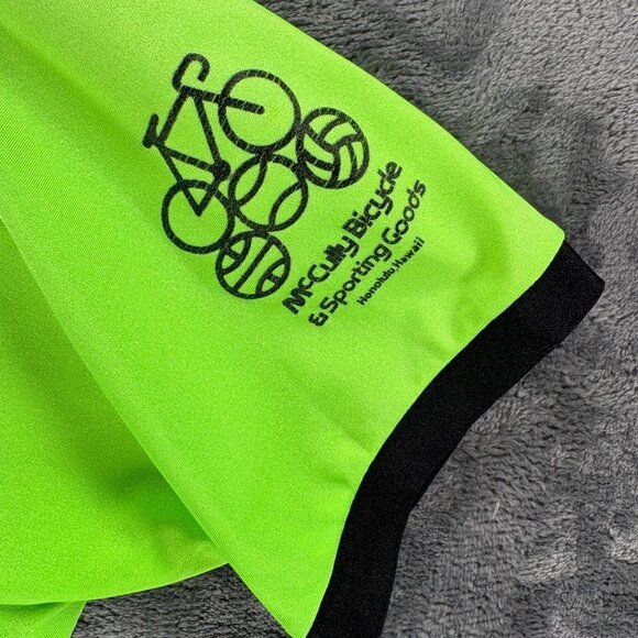 Vintage InSport Cycling Jersey Mens L Dave Scott McCully Hawaii Neon Race Shirt - Picture 7 of 10